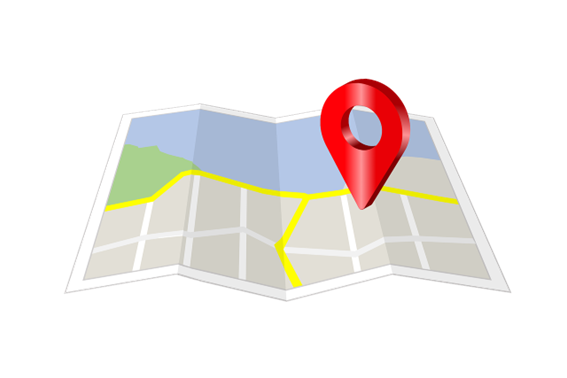 マップ　地図　マーク
