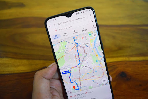 Googleマップ　スマホ　地図
