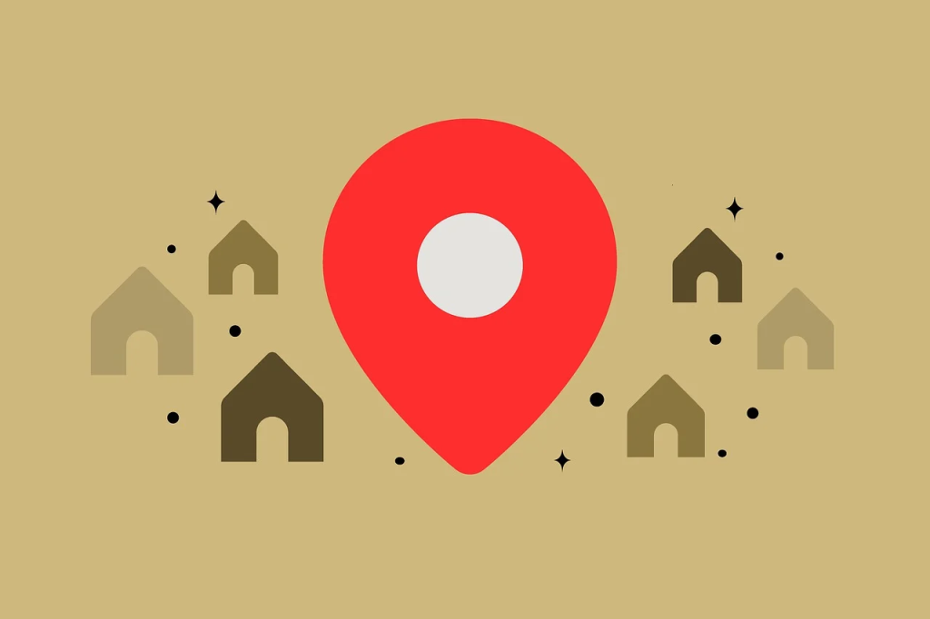 map 地図 現在地 家