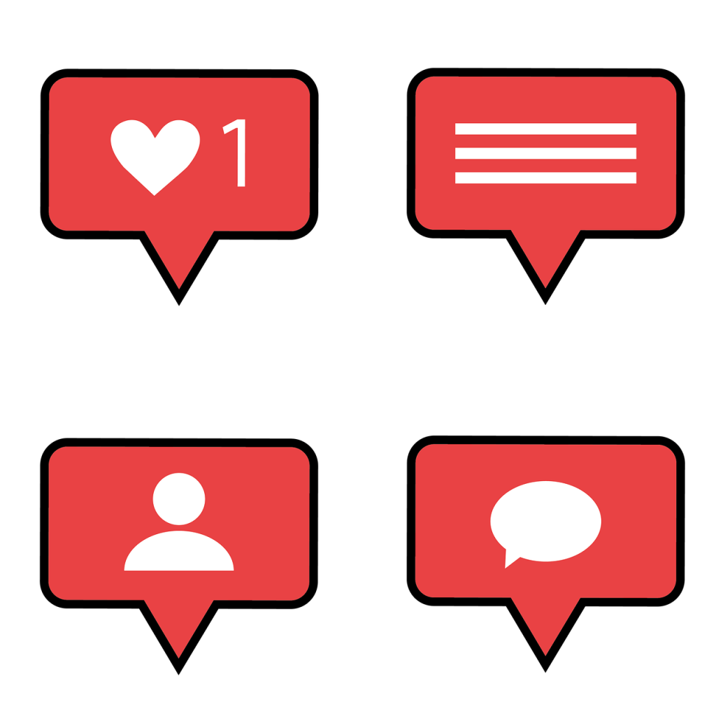 Instagram　コメント　フォロワー
イラスト　いいね